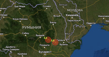 Вблизи Молдовы произошло два землетрясения.