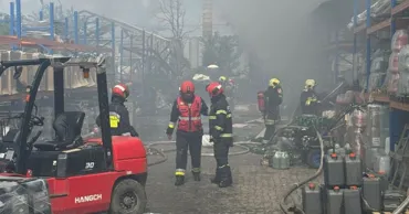 Крупный пожар в столице удалось локализовать