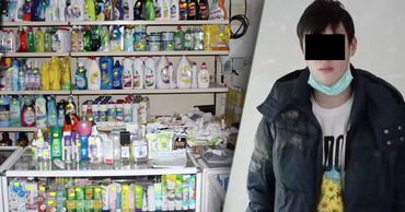 Полиция задержала двух подростков, ограбивших столичный магазин. Фото: Point.md.