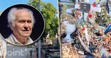 O femeie din Capitală s-a arătat indignată de starea mormântului lui Eugen Doga