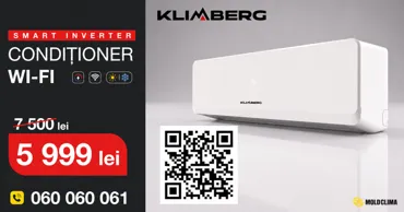 Moldclima: Кондиционер Klimberg Wi-Fi Smart Inverter Ⓟ