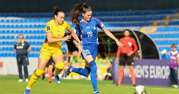 Naționala feminină a Moldovei a remizat cu România, scor 0-0, la Nisporeni