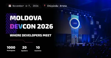 Moldova DevCon: Соберет разработчиков в Chișinău Arena 6–7 ноября Ⓟ
