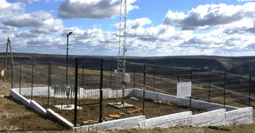 Stație meteo automatizată, instalată în Rezervația Orheiul Vechi