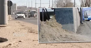 Mormane de praf pe străzile Capitalei: Nivelul poluării aerului crește în apropierea arterelor aglomerate