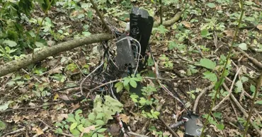 Fragmente de dronă, depistate la Briceni, la 1,7 km de frontieră