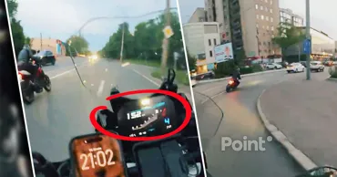 В Кишинёве девушка на мотоцикле разогналась до 150 км/ч и выложила видео в соцсети