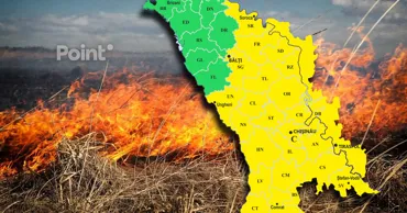 В Молдове объявлен "желтый" уровень опасности в связи с риском возникновения пожаров