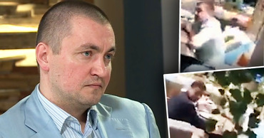 Кадры были сделаны в одном из столичных ресторанов.
