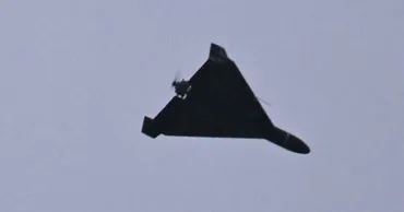 В Дрокии очевидец снял дрон на видео