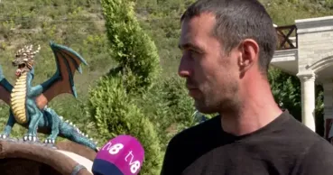 Atracție neobișnuită la Criuleni: Un dragon uriaș, construit din beton