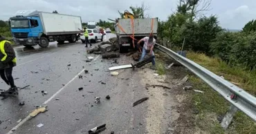 В Сынжерейском районе произошло серьезное ДТП с участием двух грузовиков