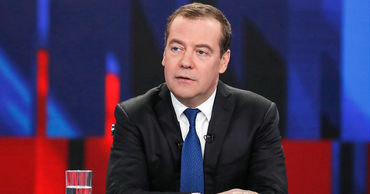 Премьер Росиии Дмитрий Медведев.