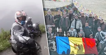 Молдавские мотоциклисты покорили Гималаи, поднявшись на высоту 5800 метров