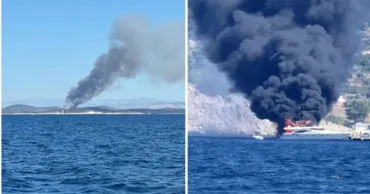 Incendiu puternic lângă Hvar: Patru avioane Canadair, trimise să stingă focul
