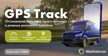 Moldtelecom запускает GPS Track — цифровое решение для автопарков Ⓟ