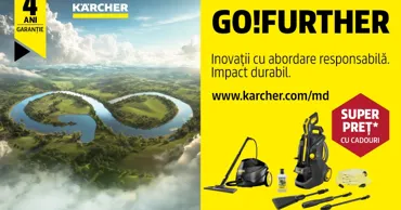 Kärcher Go Further: Inovații cu abordare responsabilă și 4 ani garanție Ⓟ