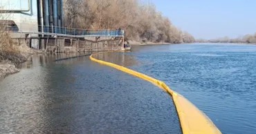 Apă-Canal Chișinău установил еще один барьер на Днестре в Вадул-луй-Водэ