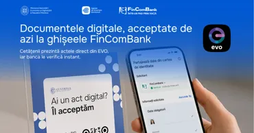 FinComBank lansează identificarea clienților prin aplicația EVO Ⓟ