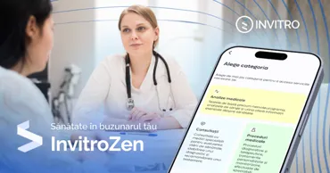 Invitro Diagnostics: S-a lansat aplicația InvitroZen - servicii medicale la îndemână Ⓟ