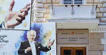 Primăria a promis să corecteze bannerul cu șase degete al lui Eugen Doga