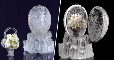 Oul de iarnă Fabergé va fi din nou scos la licitație