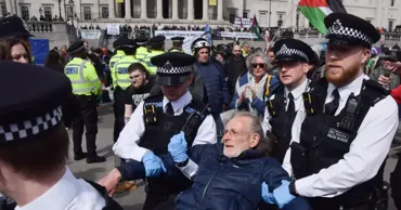 На пропалестинском митинге в Лондоне задержаны 500 человек
