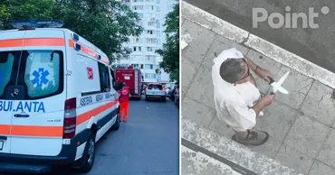 Un bărbat, surprins cu două cuțite asupra lui pe o stradă din sectorul Ciocana al Capitalei