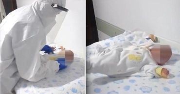 В Комрате младенец заболел COVID-19 в первые дни жизни. Коллаж: Point.md.