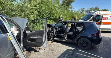 В Молдове три человека пострадали в лобовом ДТП: среди них двое полицейских