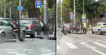 В результате ДТП в центре столицы пострадала девочка-подросток