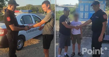 Un portmoneu și un telefon pierdut, găsite de carabinieri și returnate proprietarilor