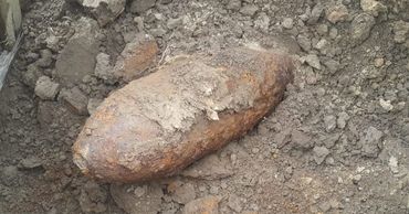Пастух нашел на берегу Днестра часть авиационной бомбы времен ВОВ.