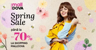 Spring Sale la Shopping MallDova: Reduceri de până la - 70% și Art week Ⓟ