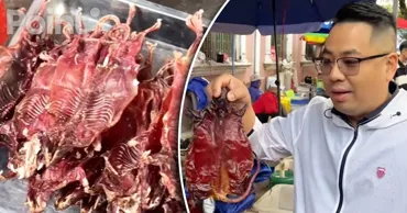 Carne uscată de șobolan, observată pe piețele din China