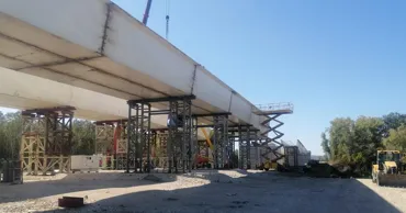 Podul peste Prut de la Ungheni este gata în proporție de 75%