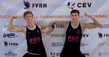 Argint pentru Moldova la Campionatul Balcanic de Volei pe Plajă U22