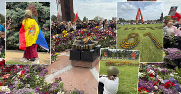 Тысячи людей собрались у мемориального комплекса "Вечность" в Кишинёве
