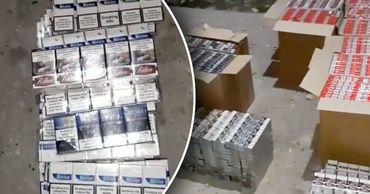 В Единцах пограничники изъяли более 17 000 пачек контрабандных сигарет. Фото: Point.md.