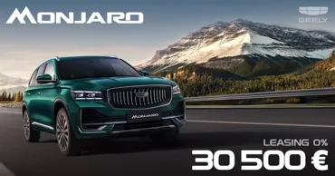 Geely: Лизинг 0% и спеццена 30 500 € на Geely Monjaro Ⓟ