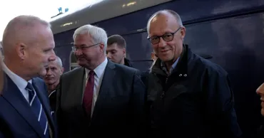 Канцлер Германии Фридрих Мерц прибыл в Киев с необъявленным визитом