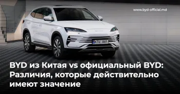BYD из Китая vs официальный BYD: различия, которые имеют значение Ⓟ