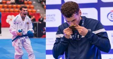 Александр Капмоале завоевал первое в истории Молдовы золото чемпионата мира по карате