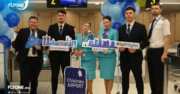FlyOne успешно запустила новый прямой рейс Кишинёв – Батуми Ⓟ