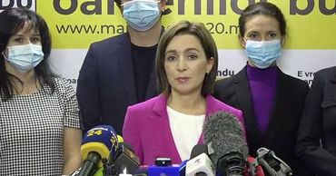 Председатель партии "Действие и солидарность" Майя Санду.