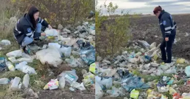 O gunoiște neautorizată a apărut peste noapte la Ocnița