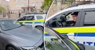 В Кишинёве полиция проигнорировала водителя BMW, ехавшего по встречной полосе
