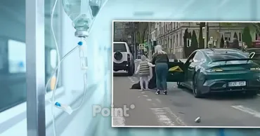 Женщина, сбитая на зебре в Кишиневе, чувствует себя лучше