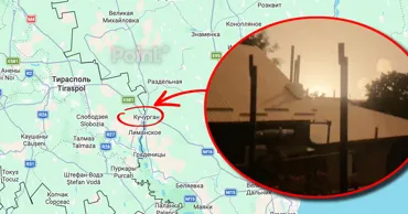 Жители Первомайска слышали серию взрывов в ночное время