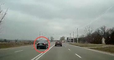 В Оргеевском районе водитель выехал на встречную полосу перед камерами.